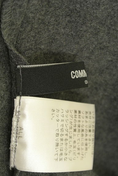 COMME CA（コムサ）の古着「裾スリットノーカラーロング丈ジャケット（ジャケット）」大画像６へ