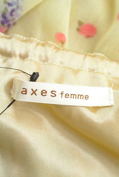 axes femme（アクシーズファム）の古着「ミニ丈花柄キャミワンピース（キャミワンピース）」大画像６へ
