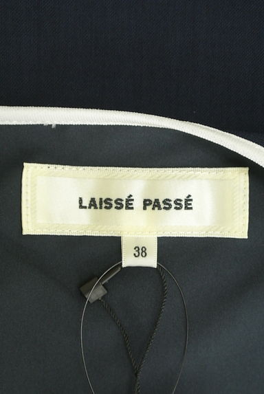 LAISSE PASSE（レッセパッセ）の古着「マリン配色ロングフレアワンピース（ワンピース・チュニック）」大画像６へ