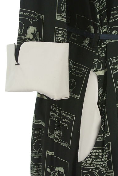 POU DOU DOU（プードゥドゥ）の古着「スヌーピーコミック膝下丈とろみワンピース（ワンピース・チュニック）」大画像５へ