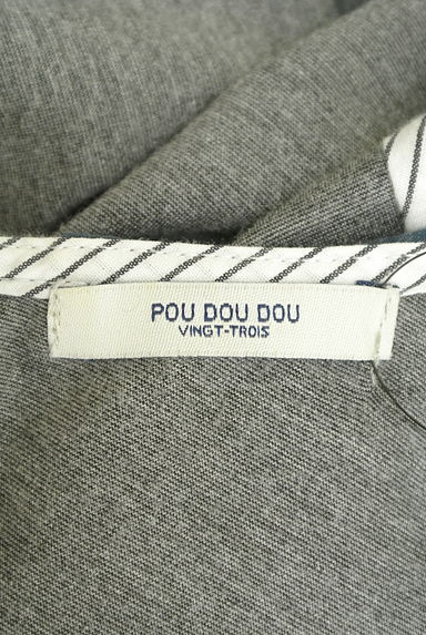 POU DOU DOU（プードゥドゥ）の古着「カラフル襟の異素材切替ひざ丈ワンピース（ワンピース・チュニック）」大画像６へ