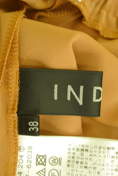 INDIVI（インディヴィ）の古着「タックフリルのとろみワイドパンツ（パンツ）」大画像６へ