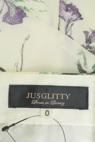 JUSGLITTY（ジャスグリッティー）の古着「エアリー花柄ミモレ丈フレアスカート（ロングスカート・マキシスカート）」大画像６へ