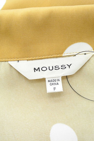 MOUSSY（マウジー）の古着「オープンカラードット柄８分袖シャツ（ブラウス）」大画像６へ