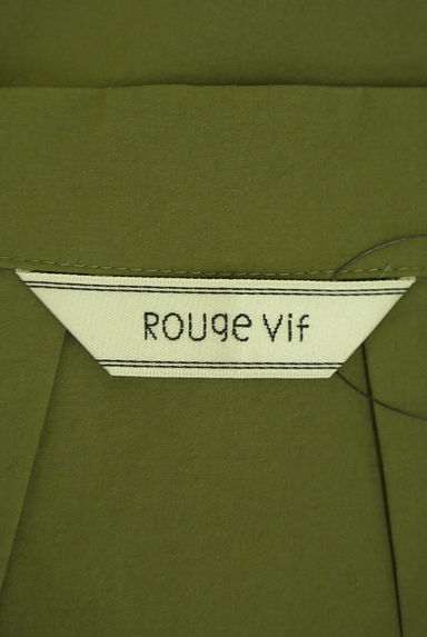 Rouge vif La cle（ルージュヴィフラクレ）の古着「ハリあるナイロン素材のミモレ丈ワンピース（ワンピース・チュニック）」大画像６へ