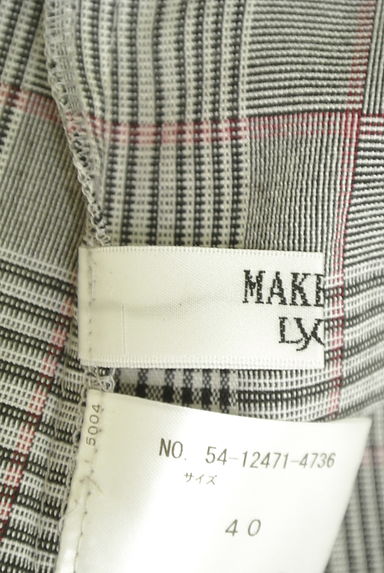 MAKELET LYON（メイクレットリヨン）の古着「チェック柄ロングスプリングコート（コート）」大画像６へ