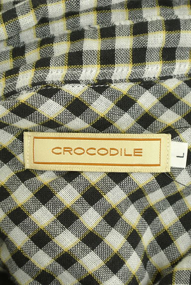 Crocodile（クロコダイル）の古着「ポケットチェック柄ロングシャツ（カジュアルシャツ）」大画像６へ