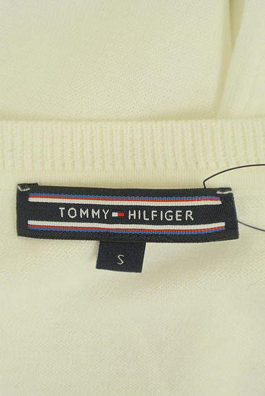 TOMMY HILFIGER（トミーヒルフィガー）の古着「フロントカットワーク刺繍ラグランニット（ニット）」大画像６へ