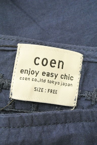 coen（コーエン）の古着「カットワーク刺繍ドロストカットソー（カットソー・プルオーバー）」大画像６へ