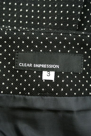 CLEAR IMPRESSION（クリアインプレッション）の古着「ウエストリボンドット柄膝丈スカート（スカート）」大画像６へ