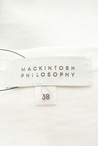 MACKINTOSH PHILOSOPHY（マッキントッシュ フィロソフィー）の古着「シンプル７分袖コットンカットソー（カットソー・プルオーバー）」大画像６へ