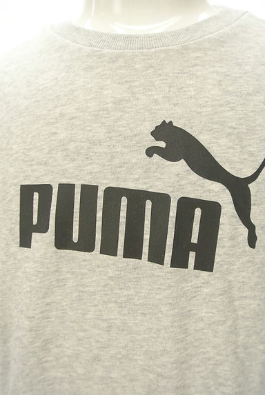 PUMA（プーマ）の古着「ライン＆ロゴプリントスウェット（スウェット・パーカー）」大画像４へ