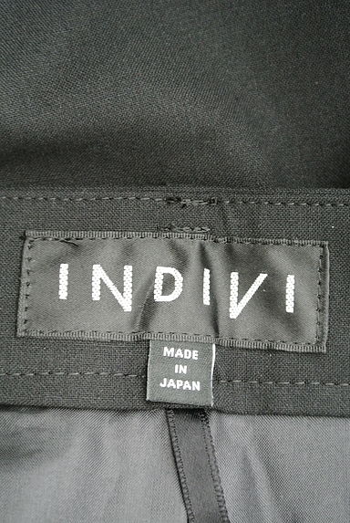 INDIVI（インディヴィ）の古着「クロップド丈ロールアップワイドパンツ（パンツ）」大画像６へ