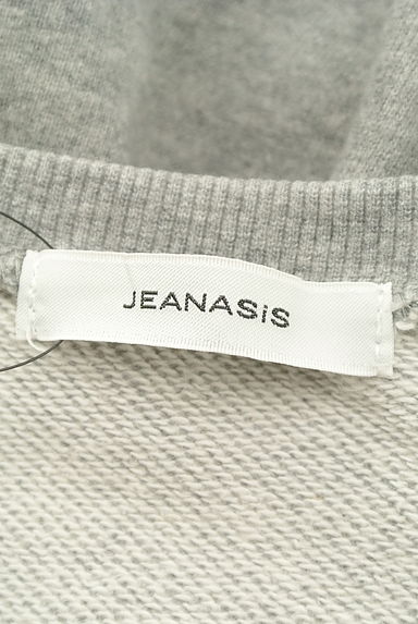 JEANASiS（ジーナシス）の古着「花柄刺繍オーバースウェット（スウェット・パーカー）」大画像６へ