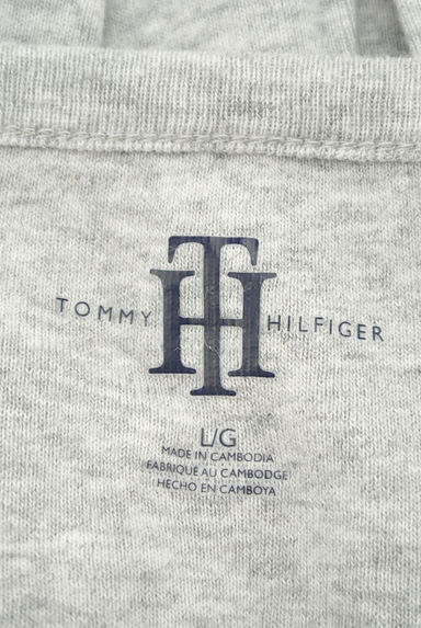 TOMMY HILFIGER（トミーヒルフィガー）の古着「トリコラインキーネックカットソー（カットソー・プルオーバー）」大画像６へ
