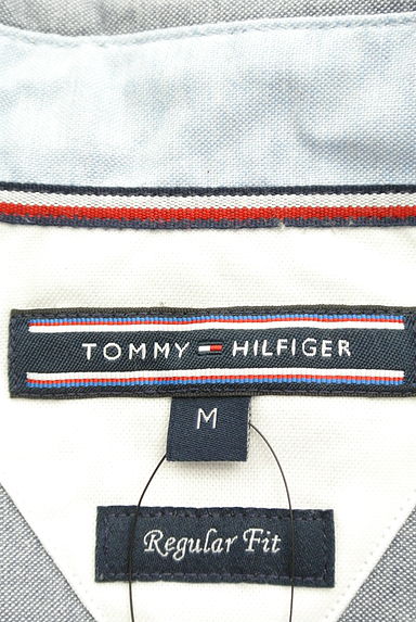 TOMMY HILFIGER（トミーヒルフィガー）の古着「七分袖ワンポイント刺繡シャツ（カジュアルシャツ）」大画像６へ