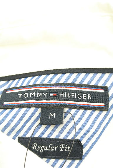 TOMMY HILFIGER（トミーヒルフィガー）の古着「ワンポイント刺繍ベーシックシャツ（カジュアルシャツ）」大画像６へ