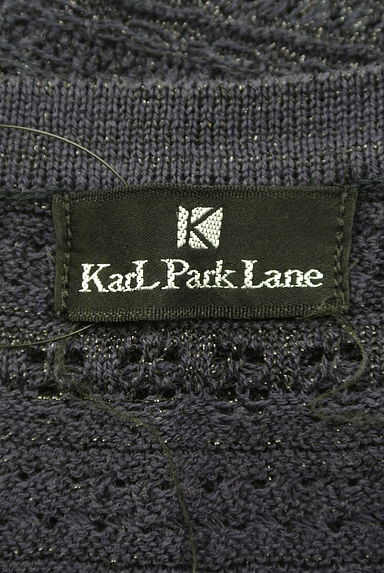 KarL Park Lane（カールパークレーン）の古着「ラメ糸混透かし編みニットカーディガン（カーディガン・ボレロ）」大画像６へ