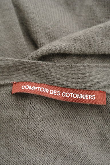 Comptoir des Cotonniers（コントワーデコトニエ）の古着「シルク切替ニットカーディガン（カーディガン・ボレロ）」大画像６へ