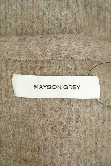 MAYSON GREY（メイソングレイ）の古着「ゆったりモカMIXニットプルオーバー（セーター）」大画像６へ