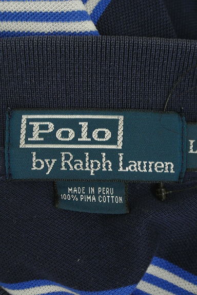 POLO RALPH LAUREN（ポロラルフローレン）の古着「マリンボーダー柄ポロシャツ（ポロシャツ）」大画像６へ