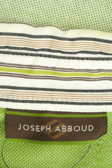 JOSEPH ABBOUD（ジョセフアブード）の古着「ボーダーオープン襟ポロシャツ（ポロシャツ）」大画像６へ
