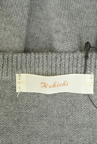 Te chichi（テチチ）の古着「ラメアーガイルチェック柄ニット（ニット）」大画像６へ