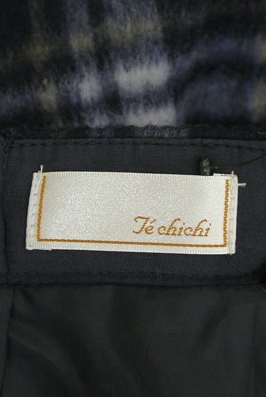 Te chichi（テチチ）の古着「ふんわり起毛チェック膝丈スカート（ロングスカート・マキシスカート）」大画像６へ