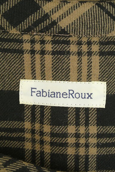 Fabiane Roux（ファビアンルー）の古着「膝下丈チェック柄ウールワンピース（ワンピース・チュニック）」大画像６へ