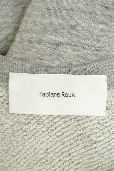 Fabiane Roux（ファビアンルー）の古着「ミドル丈８分袖スウェットプルオーバー（スウェット・パーカー）」大画像６へ