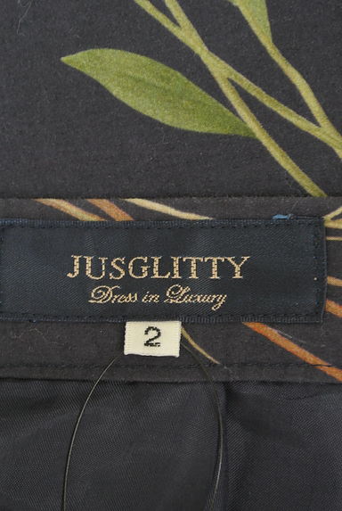 JUSGLITTY（ジャスグリッティー）の古着「お花いっぱいミモレ丈フレアスカート（ロングスカート・マキシスカート）」大画像６へ