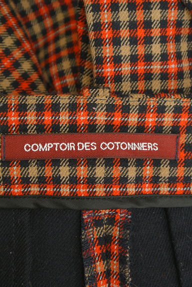 Comptoir des Cotonniers（コントワーデコトニエ）の古着「チェック柄テーパードパンツ（パンツ）」大画像６へ