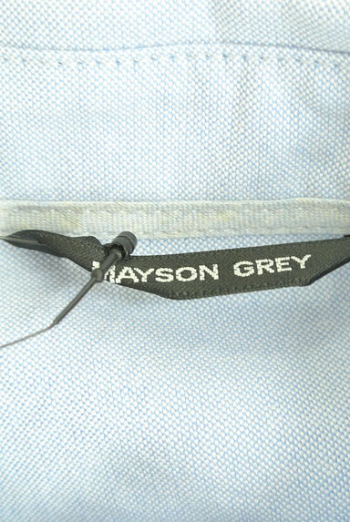 MAYSON GREY（メイソングレイ）の古着「大人きれいめワンポイント刺繍シャツ（カジュアルシャツ）」大画像６へ