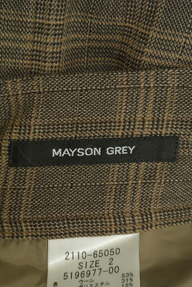 MAYSON GREY（メイソングレイ）の古着「クラシカルチェックワイドパンツ（パンツ）」大画像６へ