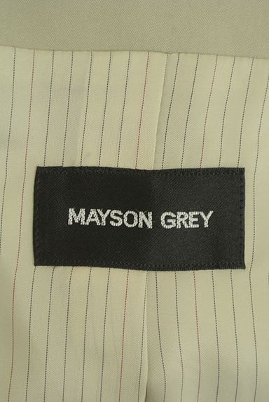 MAYSON GREY（メイソングレイ）の古着「ライトカラーのノーカラージレ（ベスト・ジレ）」大画像６へ