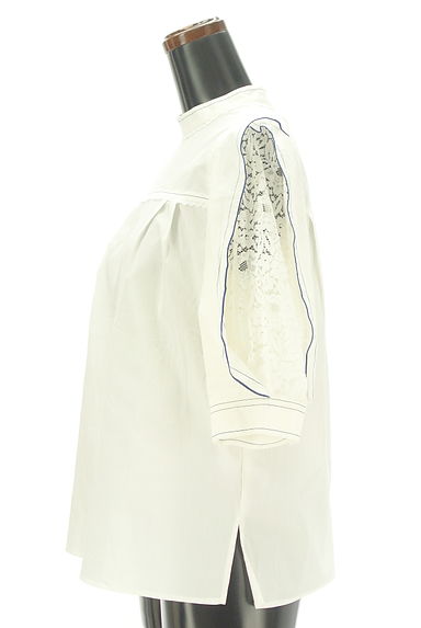 axes femme（アクシーズファム）の古着「パフレース５分袖デザインカットソー（カットソー・プルオーバー）」大画像３へ