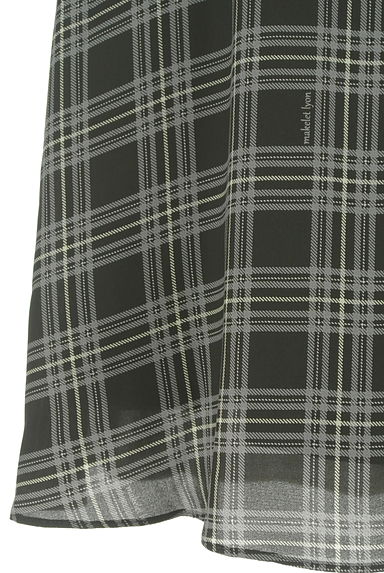 MAKELET LYON（メイクレットリヨン）の古着「シフォンチェック柄ミモレ丈スカート（スカート）」大画像５へ