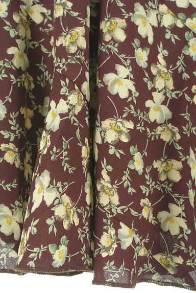 MAKELET LYON（メイクレットリヨン）の古着「揺れる膝丈フラワーシフォンスカート（スカート）」大画像５へ