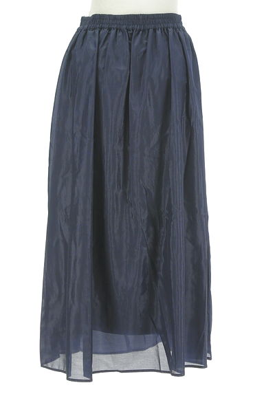 MAKELET LYON（メイクレットリヨン）の古着「艶シャイニーロングギャザースカート（ロングスカート・マキシスカート）」大画像２へ