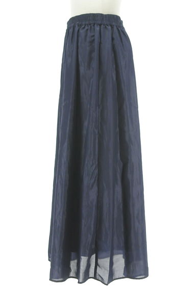 MAKELET LYON（メイクレットリヨン）の古着「艶シャイニーロングギャザースカート（ロングスカート・マキシスカート）」大画像３へ