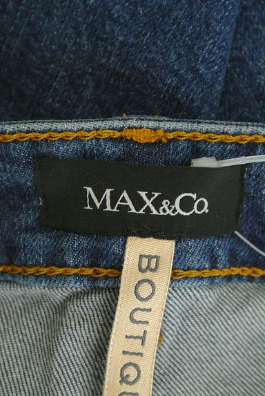 MAX&Co.（マックス＆コー）の古着「グリッター装飾のセミワイドデニムパンツ（デニムパンツ）」大画像６へ