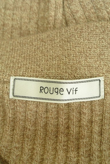 Rouge vif La cle（ルージュヴィフラクレ）の古着「ラップ風切替ひざ下リブタイトスカート（スカート）」大画像６へ