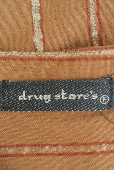 drug store's（ドラッグストアーズ）の古着「ストライプバンドカラ―シャツ（カジュアルシャツ）」大画像６へ