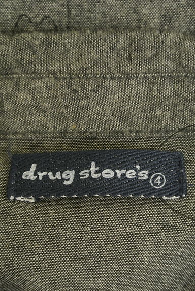drug store's（ドラッグストアーズ）の古着「チェック柄膝丈フランネルシャツワンピース（ワンピース・チュニック）」大画像６へ