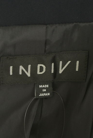 INDIVI（インディヴィ）の古着「なめらかノーカラージャケット（ジャケット）」大画像６へ