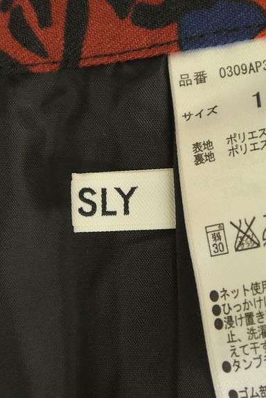 SLY（スライ）の古着「エレガント花柄タックワイドパンツ（パンツ）」大画像６へ