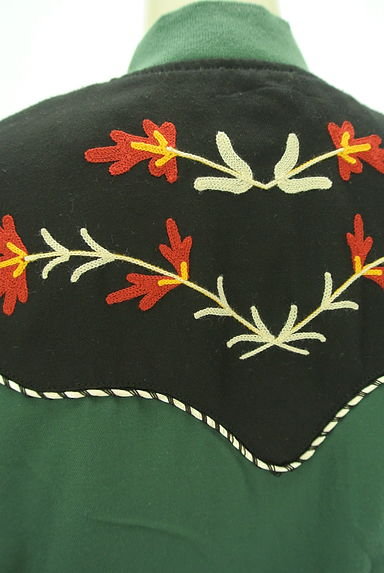 SLY（スライ）の古着「レトロモダンなお花刺繍ブルゾン（ブルゾン・スタジャン）」大画像５へ