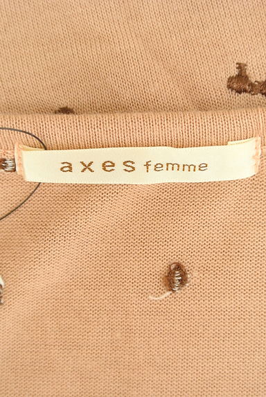 axes femme（アクシーズファム）の古着「リボンドット刺繍カットソー（カットソー・プルオーバー）」大画像６へ