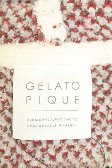 gelato pique（ジェラートピケ）の古着「アルファベット柄フーディふわモコ膝丈ワンピ（ワンピース・チュニック）」大画像６へ