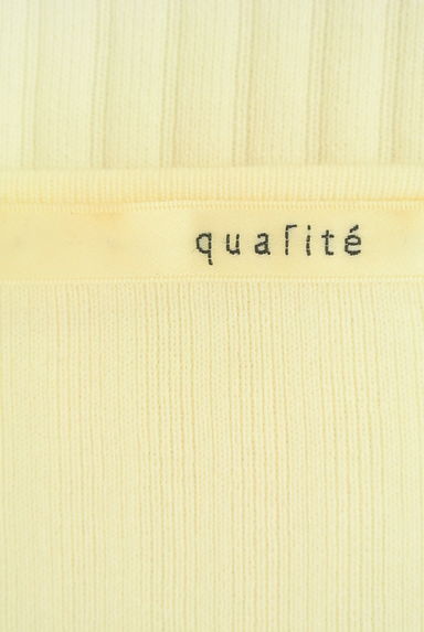 qualite（カリテ）の古着「七分袖Vネックリブニット（ニット）」大画像６へ